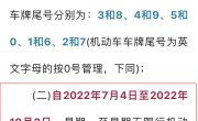北京2022年新一轮限号表图片(北京2022年新一轮限号表图片查询)