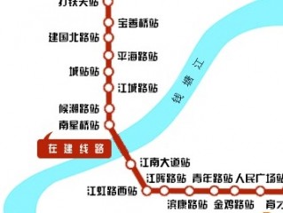 杭州6号线地铁站点线路图(地铁6号线全线途经的4个地区)