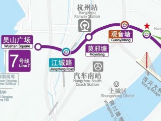 杭州地铁线路图(杭州地铁线路图西湖路站点)
