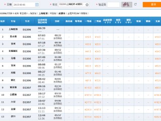 上海到合肥动车时刻表(上海到合肥动车时刻表查询)