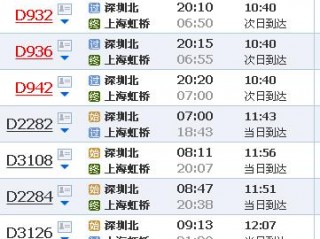 上海到苏州高铁时刻表(上海到苏州高铁时刻表查询)
