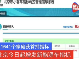 北京汽车指标(北京汽车指标摇号申请网站)