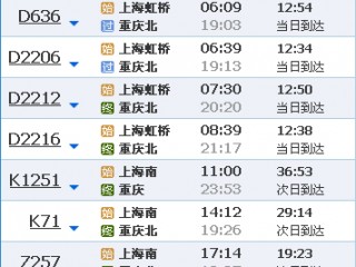 北京到上海的火车时刻表(北京到上海的火车时刻表查询最新票价)