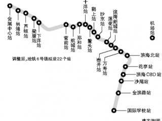 轨道6号线线路站点(轨道6号线线路站点重庆有哪些)